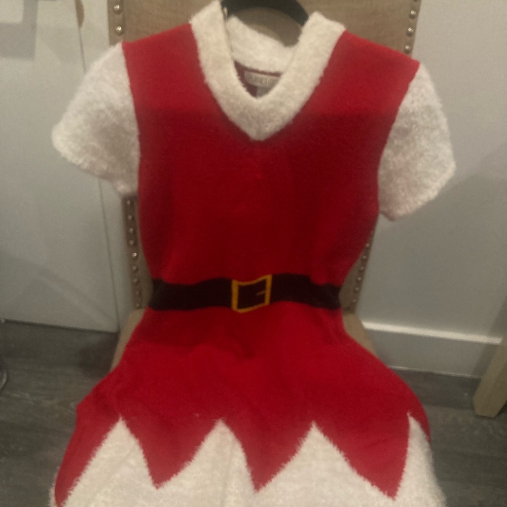 Planet Gold Red and White Kids Costume Dress